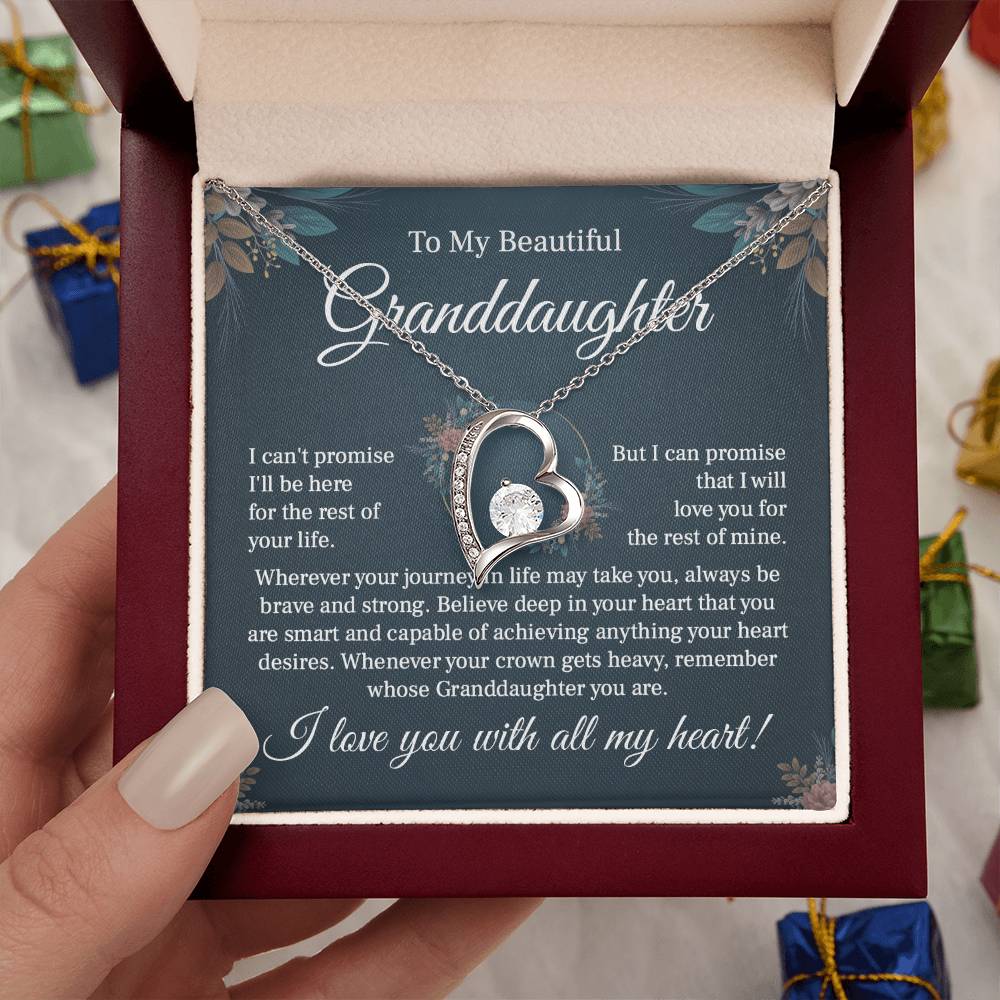 From Grandma to Granddaughter - A Heartfelt Message of Love Necklace