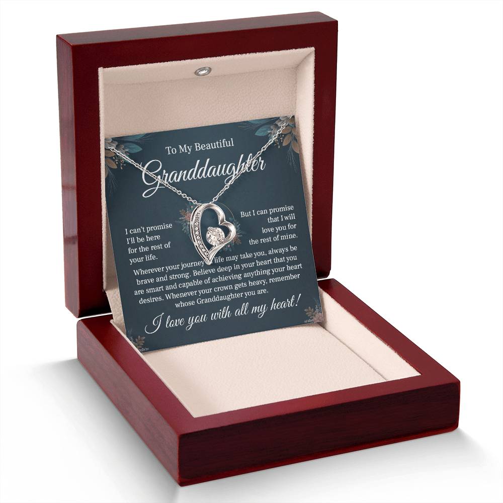 From Grandma to Granddaughter - A Heartfelt Message of Love Necklace