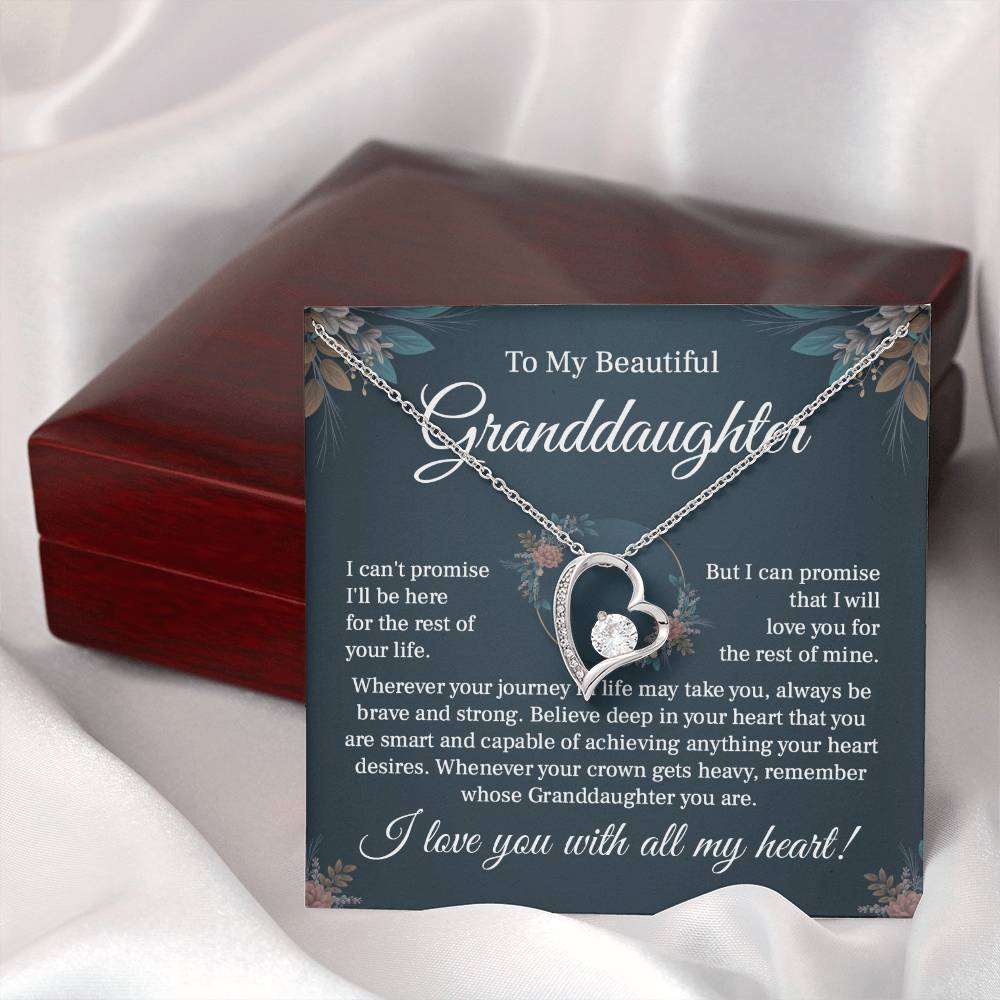 From Grandma to Granddaughter - A Heartfelt Message of Love Necklace