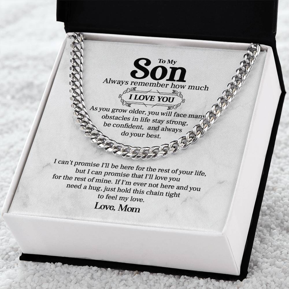 To My Son - From Boy to Man Necklace | You Will Always Be My Pride