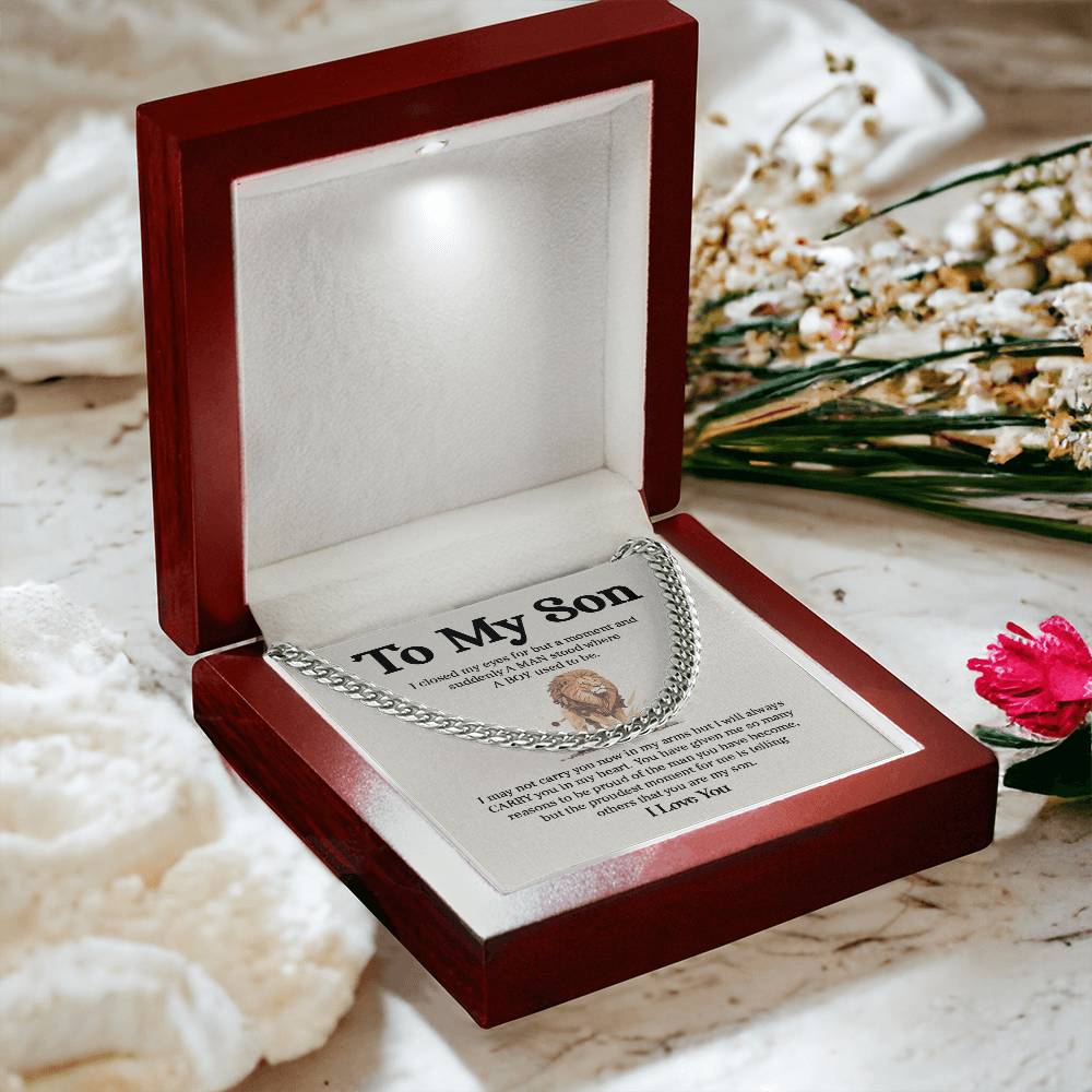 To My Son - Proud Moments Necklace | I Love You Forever