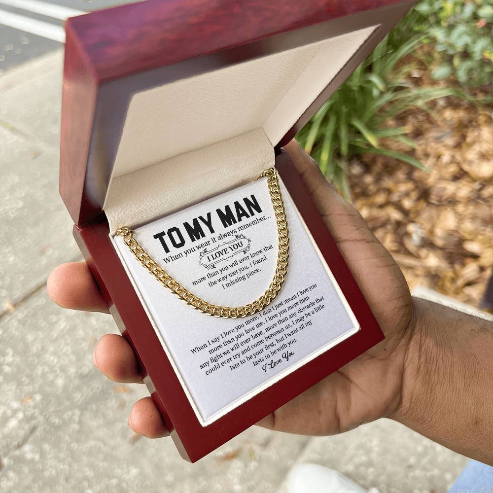 To My Man - A Promise Necklace | The Greatest Decision of My Life