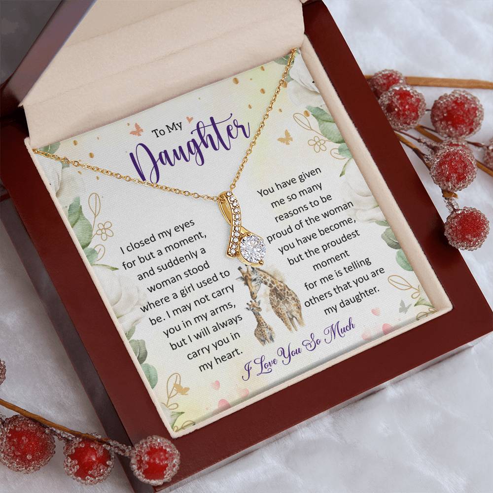 Birthday, Graduation, or Wedding Gift for Daughter - Special Keepsake Alluring Beauty necklace