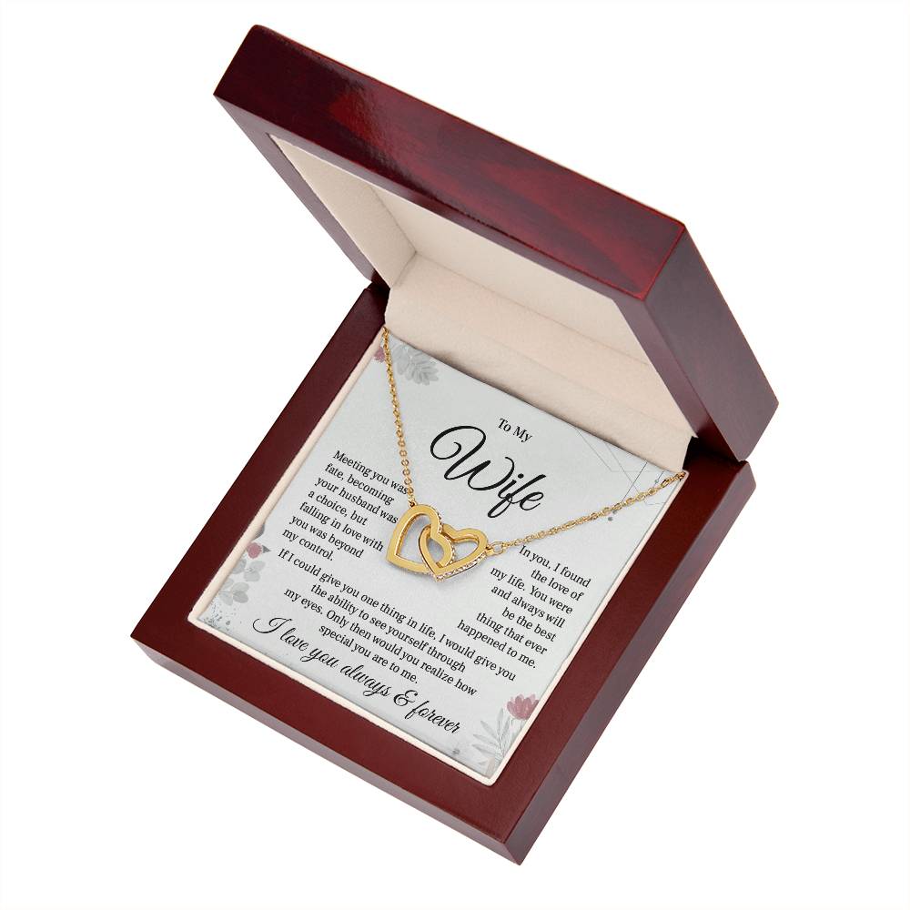 To My Wife - I Squeezed This Necklace with Love | Romantic Gift for Wife