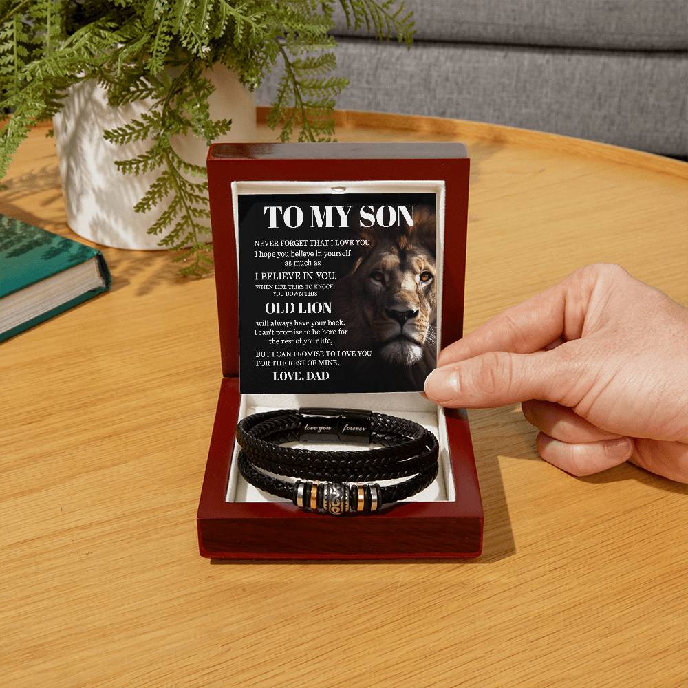 To My Son - Bracelet for Strength and Love | You Will Never Lose