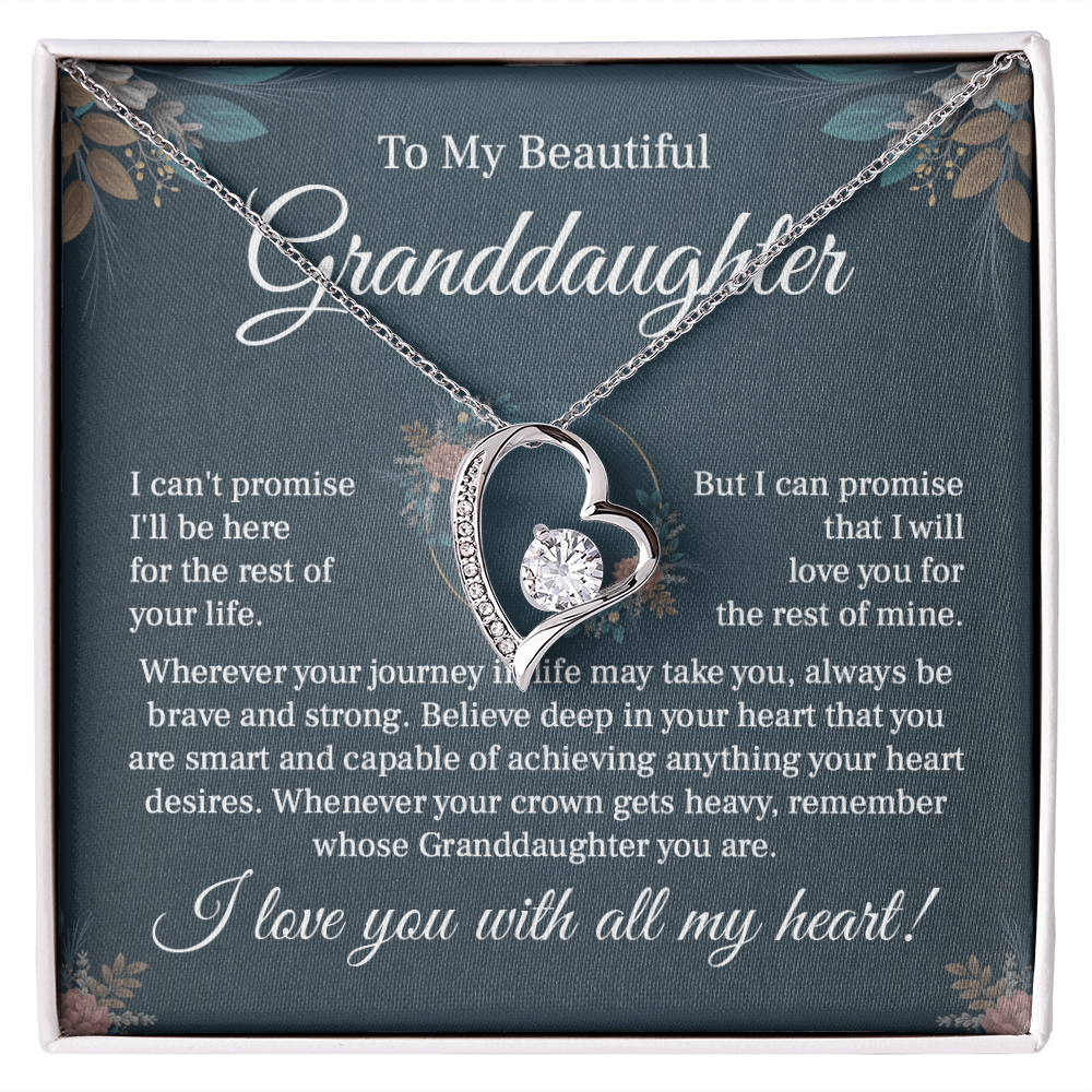 From Grandma to Granddaughter - A Heartfelt Message of Love Necklace