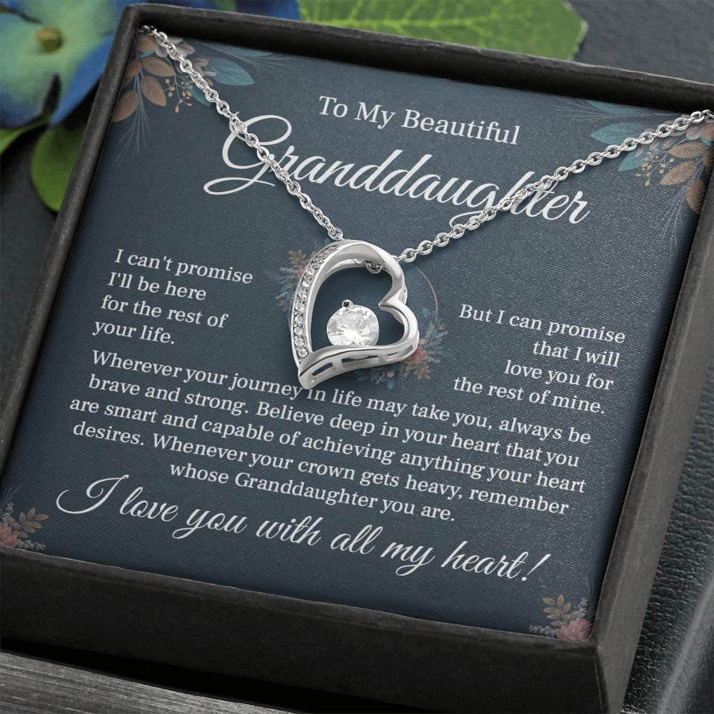 From Grandma to Granddaughter - A Heartfelt Message of Love Necklace