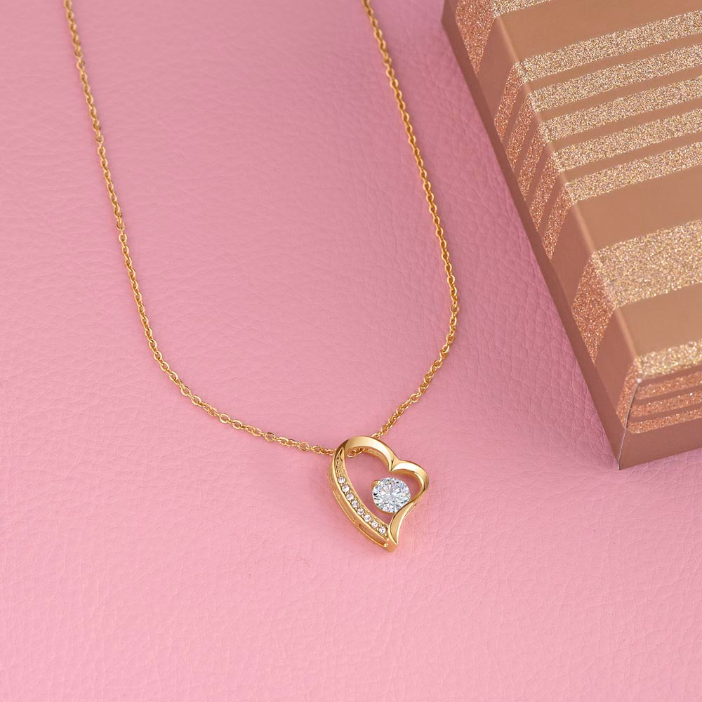 To My Daughter-in-Law Necklace - A Forever Bond of Love and Blessings