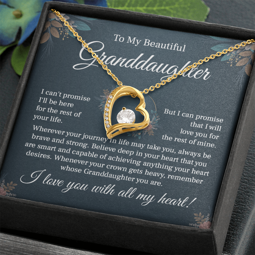 From Grandma to Granddaughter - A Heartfelt Message of Love Necklace