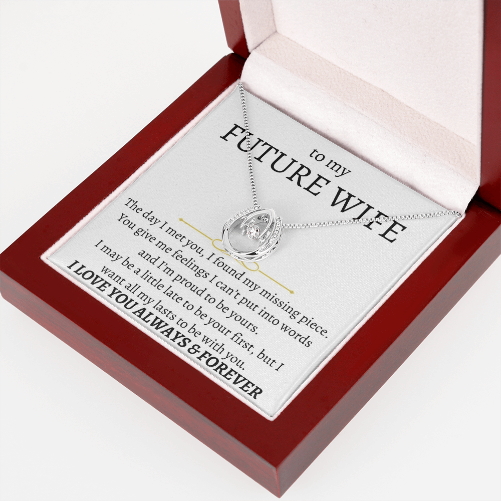 To My Future Wife - Romantic Gift for Fiancée-Cubic Zirconia