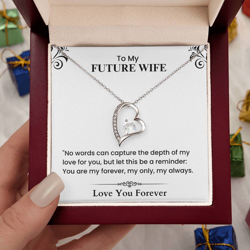 To My Future Wife – A Promise of Endless Love Forever Love Necklace