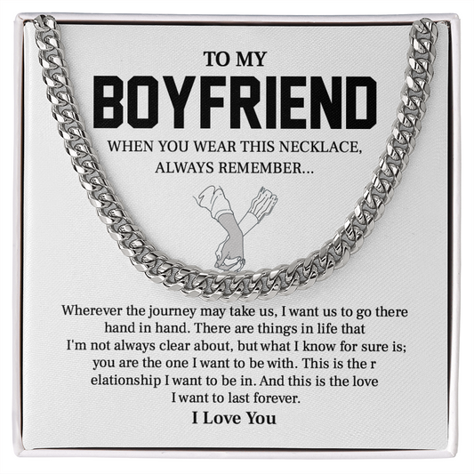 To My Boyfriend - A Promise of Forever, Always Remember Our Journey Hand in Hand