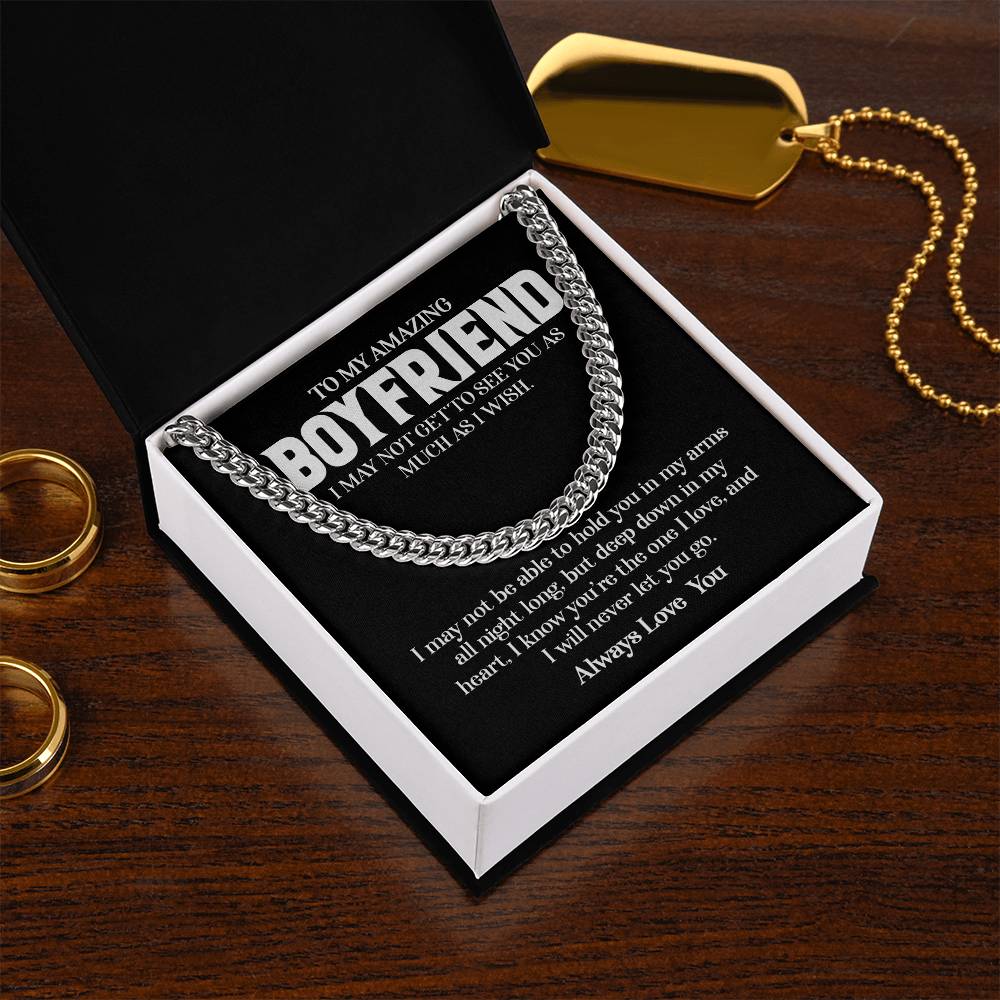 To My Amazing Boyfriend - A Love That Will Never Let You Go, Even When We're Apart