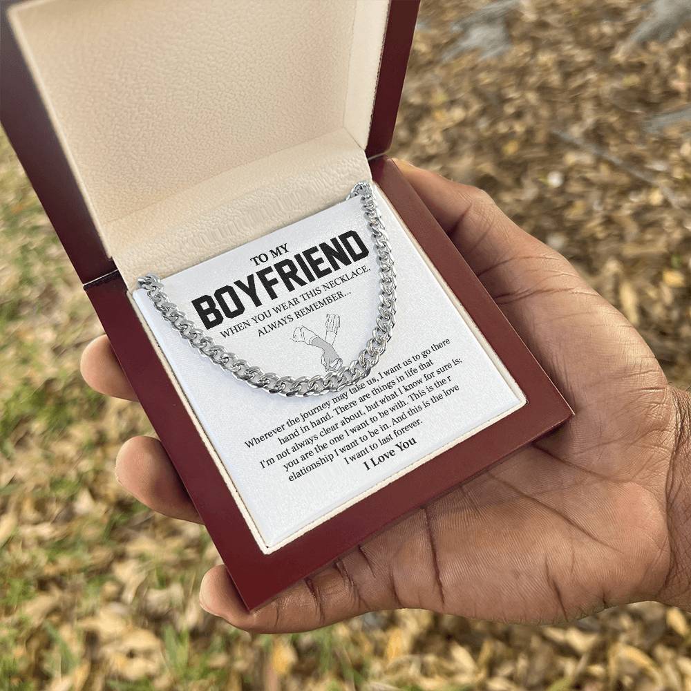 To My Boyfriend - A Promise of Forever, Always Remember Our Journey Hand in Hand