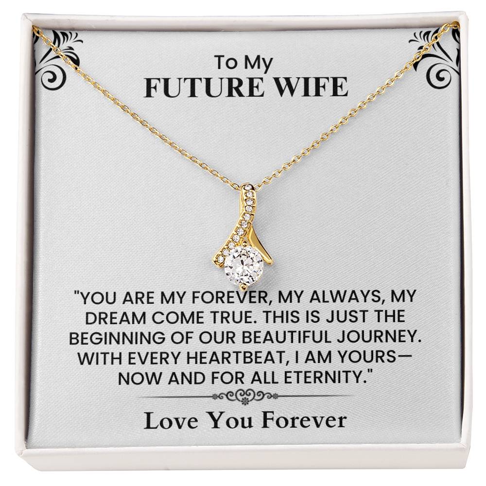 To My Future Wife Card - Sentimental Love Note for Fiancée, Perfect Anniversary Gift Alluring
