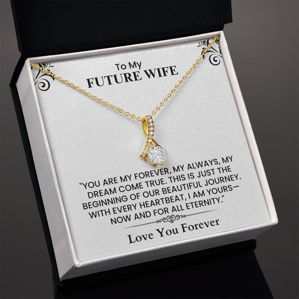 To My Future Wife Card - Sentimental Love Note for Fiancée, Perfect Anniversary Gift Alluring