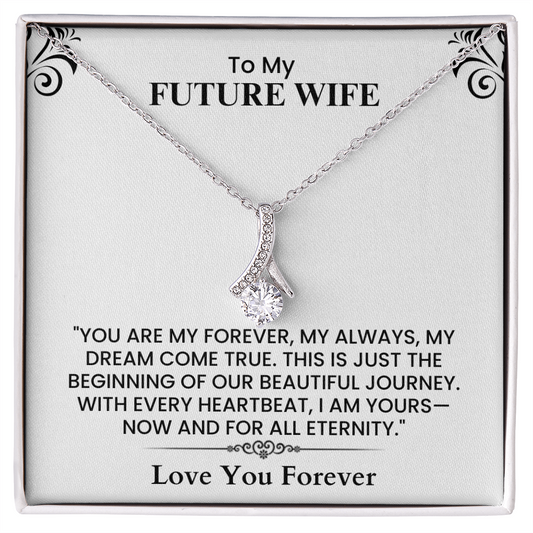 To My Future Wife Card - Sentimental Love Note for Fiancée, Perfect Anniversary Gift Alluring