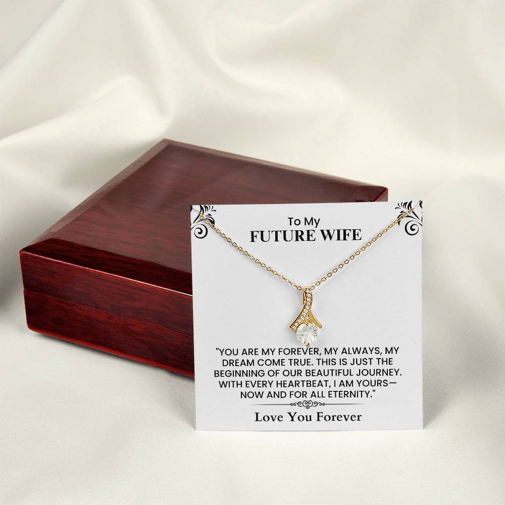 To My Future Wife Card - Sentimental Love Note for Fiancée, Perfect Anniversary Gift Alluring