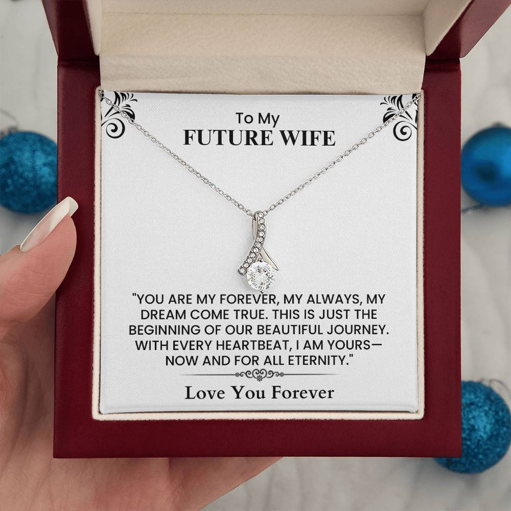To My Future Wife Card - Sentimental Love Note for Fiancée, Perfect Anniversary Gift Alluring