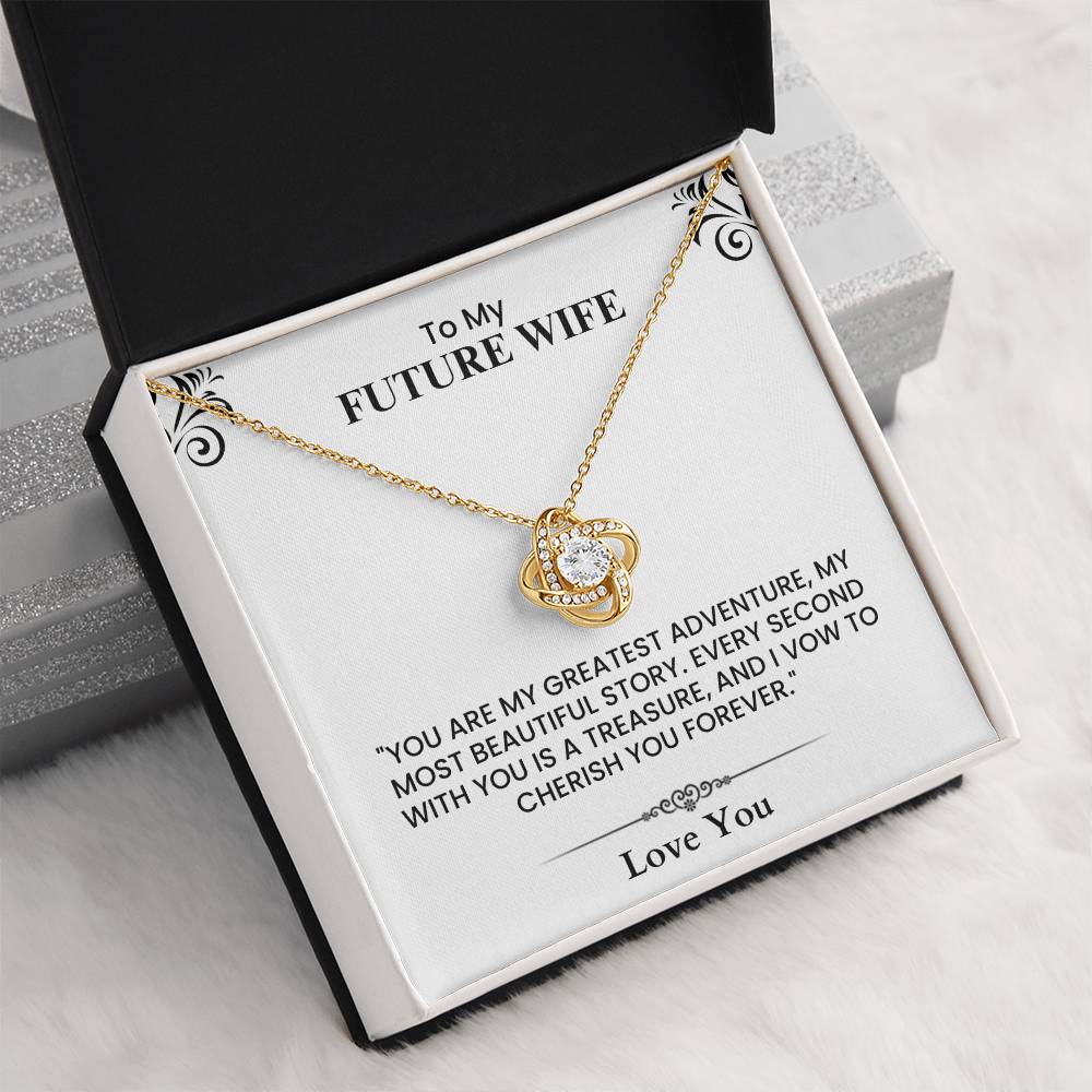 To My Future Wife Gift - Romantic Love Message Card for Fiancée, Wedding, Anniversary, Birthday