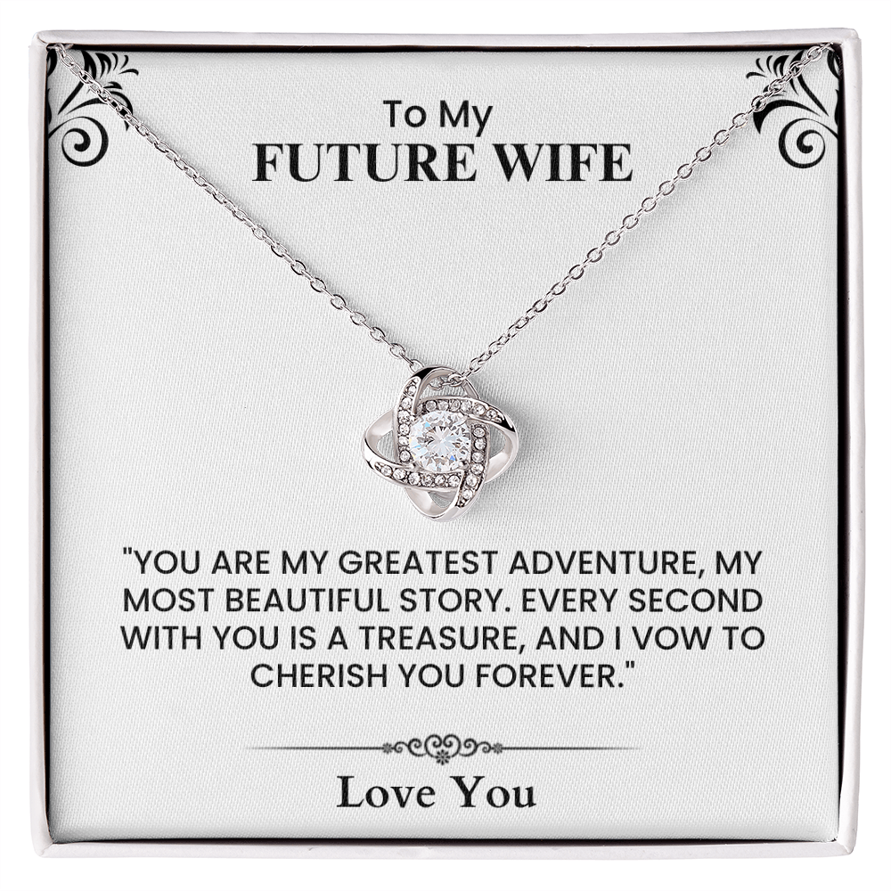 To My Future Wife Gift - Romantic Love Message Card for Fiancée, Wedding, Anniversary, Birthday