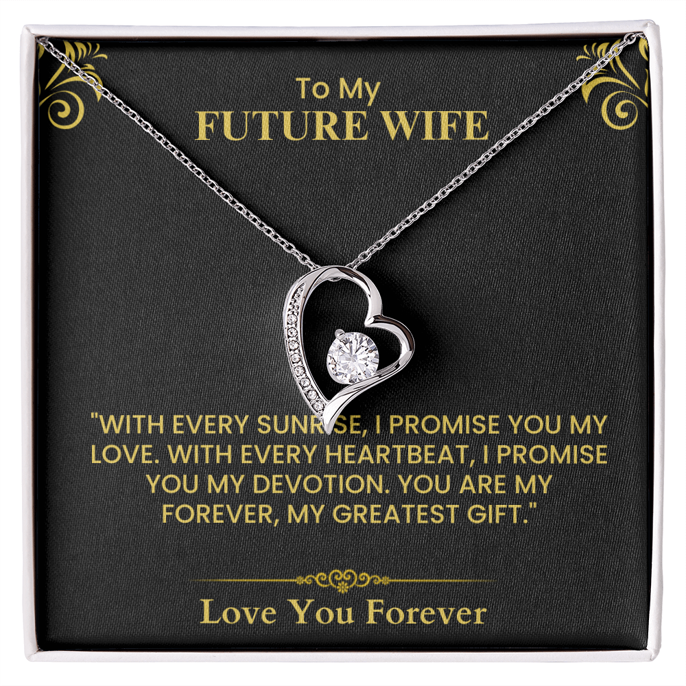 Romantic Gift for Future Wife – Heartfelt Love Message & Proposal Keepsake