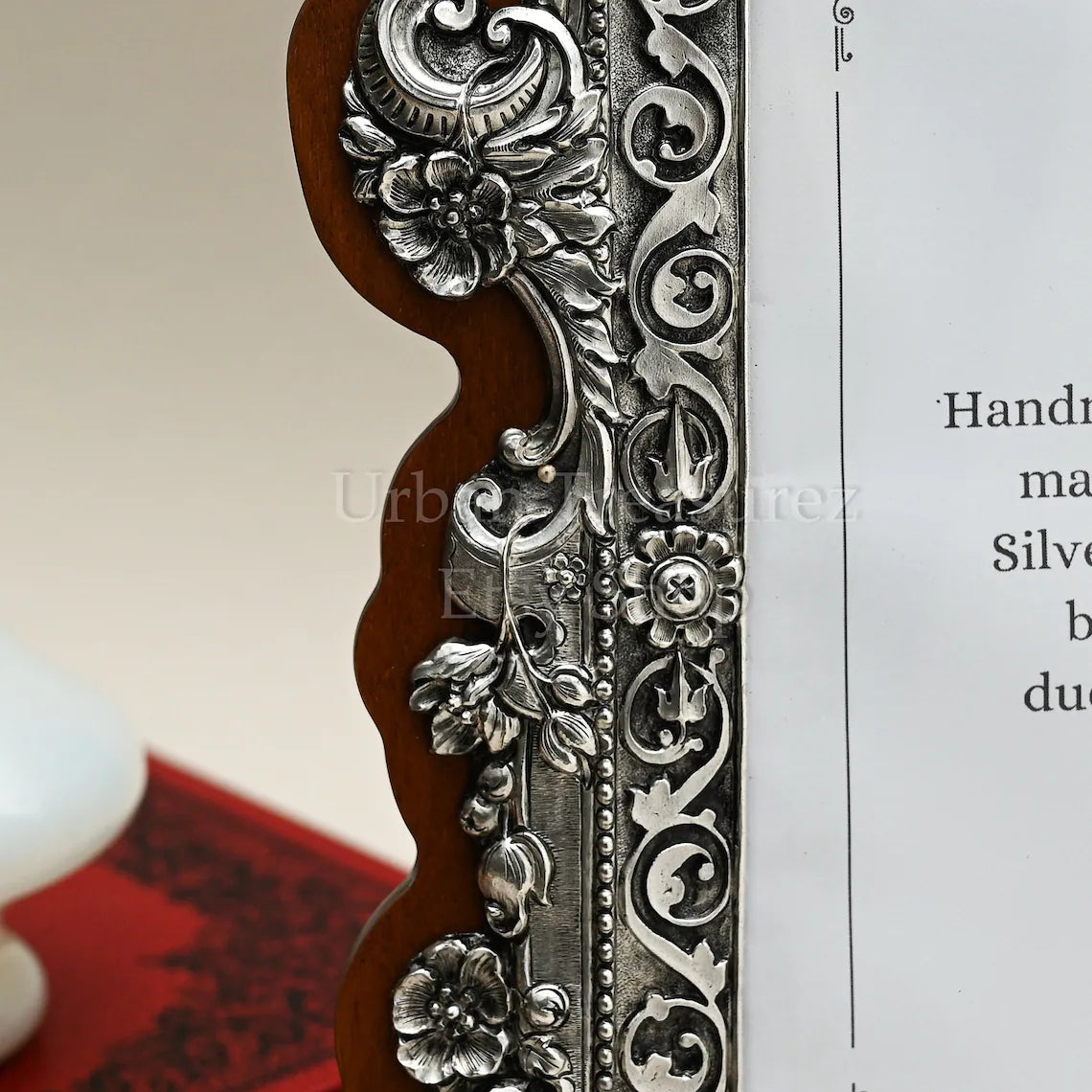 Sterling Silver Photo Frame Gift • Hallmarked Silver • Antique Elegant Classic Home Decor | Family Photo Frame Luxury | Wedding Frame Gift